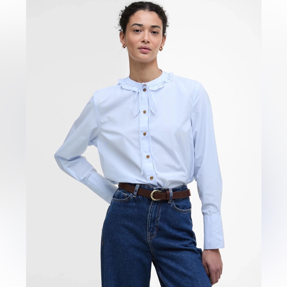 BARBOUR Cecilia Poplin blouse size 6
